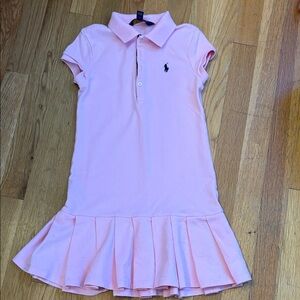 Polo by Ralph Lauren Light Pink Kids Size 7 Polo Dress EUC